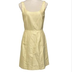 Kay Unger Yellow Gingham Dress